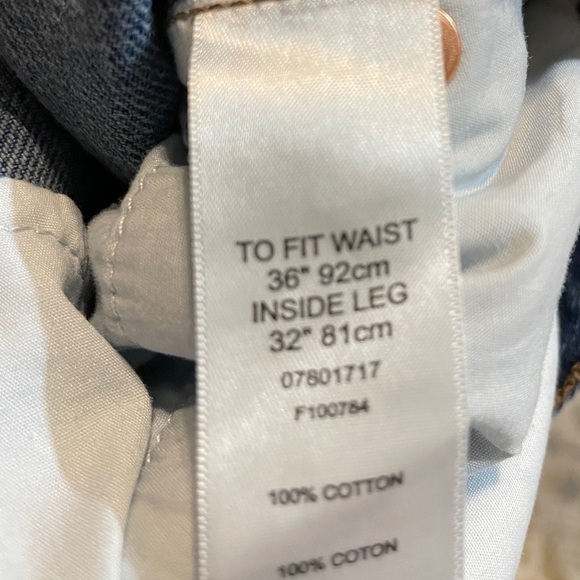 ASOS Mom Jeans Raw Hem REMO 18 Size 36/32 (14 US) LNC - Picture 6 of 6